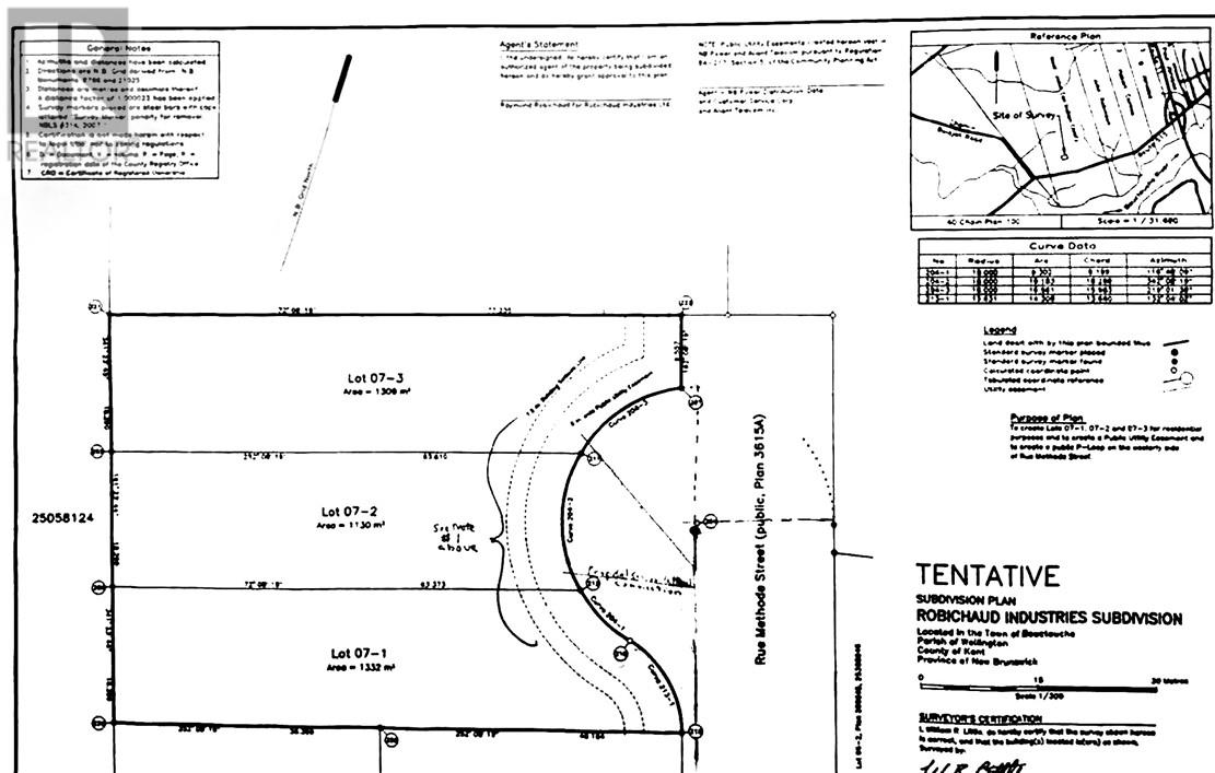 Vacant Land For Sale Lot 07-3 Methode, Bouctouche, New Brunswick