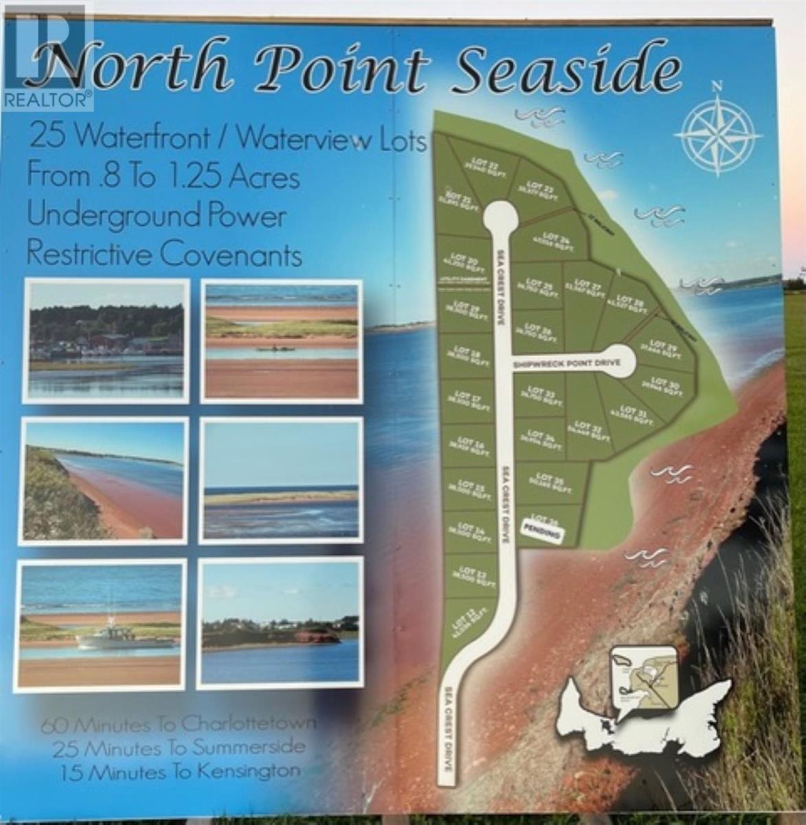 Vacant Land For Sale Lot 21 North Point Seaside, Malpeque, Prince Edward Island