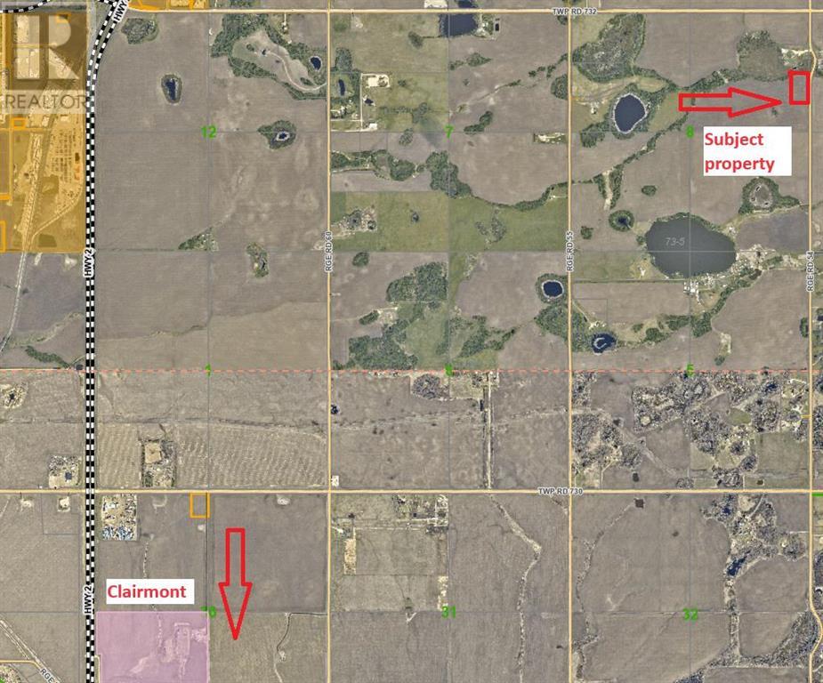 Vacant Land For Sale Ne-8-73-5-W6 Range Road 54, Rural Grande Prairie No. 1, County of, Alberta