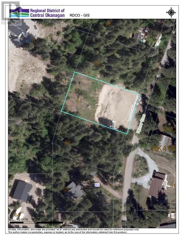 Vacant Land For Sale 66 Homer Crescent,, Fintry, British Columbia